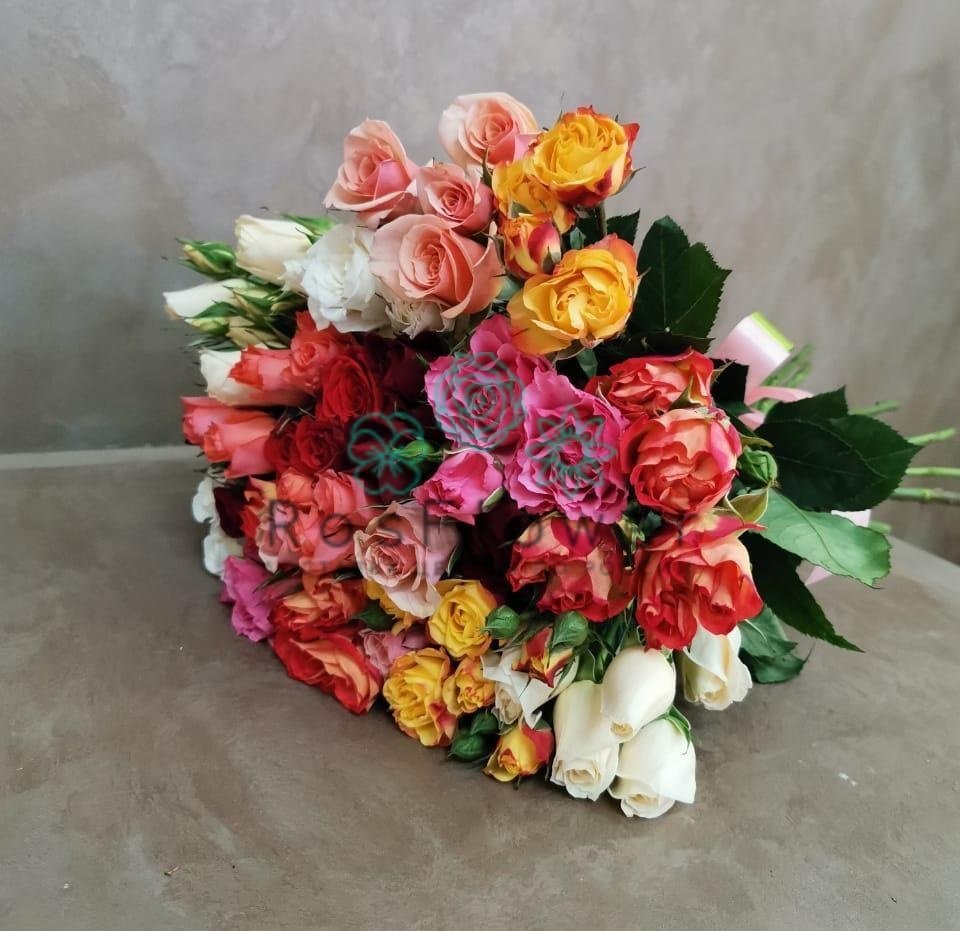 Букет цветов из: Розы в Межозёрном