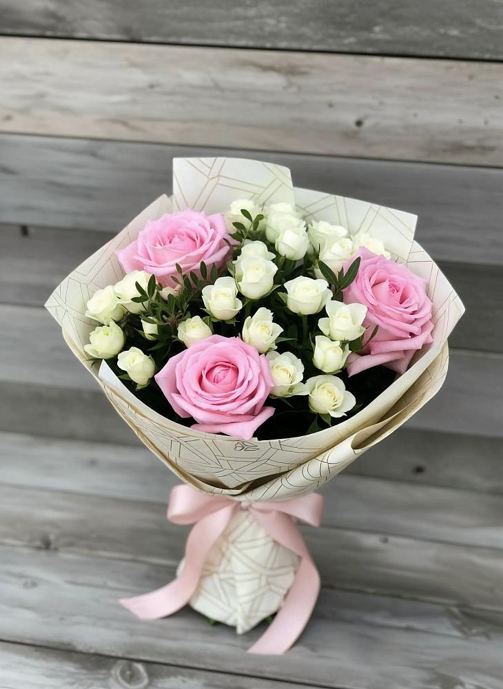 Букет цветов из: Розы в Межозёрном