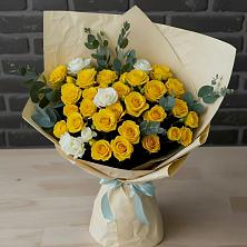 Букет цветов из:  Розы в Межозёрном