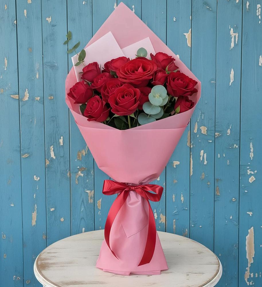 Букет цветов из: Розы в Межозёрном