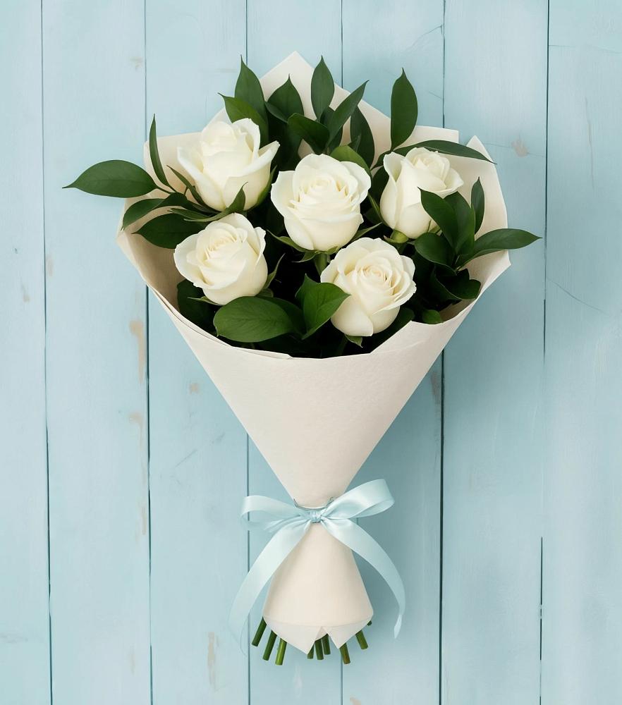 Букет цветов из: Розы в Межозёрном