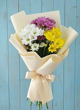 Букет цветов из:  Хризантемы в Межозёрном