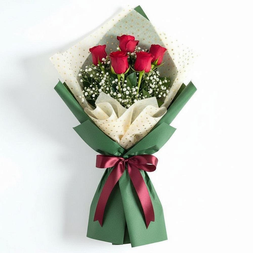 Букет цветов из: Розы в Межозёрном