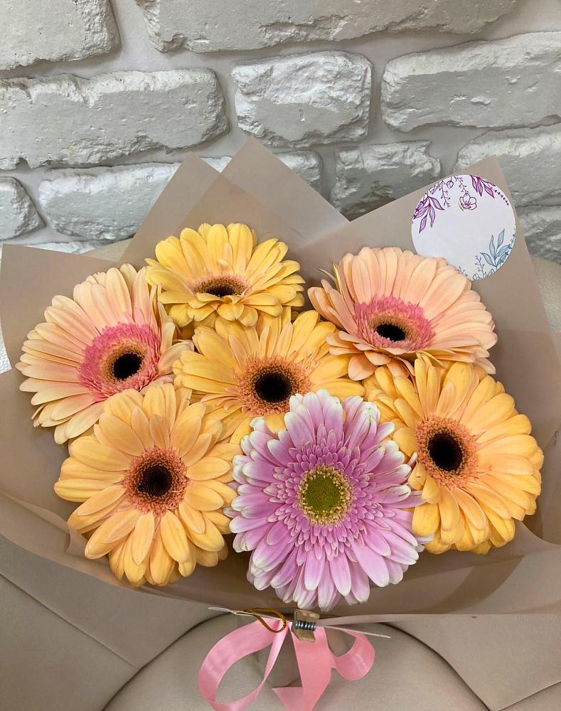 Букет цветов из: Герберы в Межозёрном