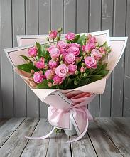 Букет Розовый кустик #REPLACE_PRED# Межозёрном