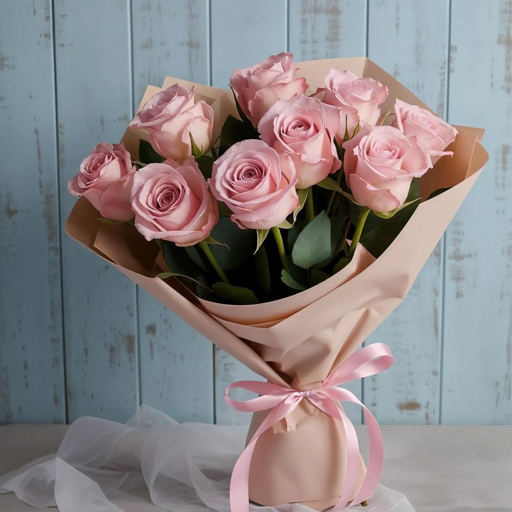 Букет цветов из: Розы в Межозёрном