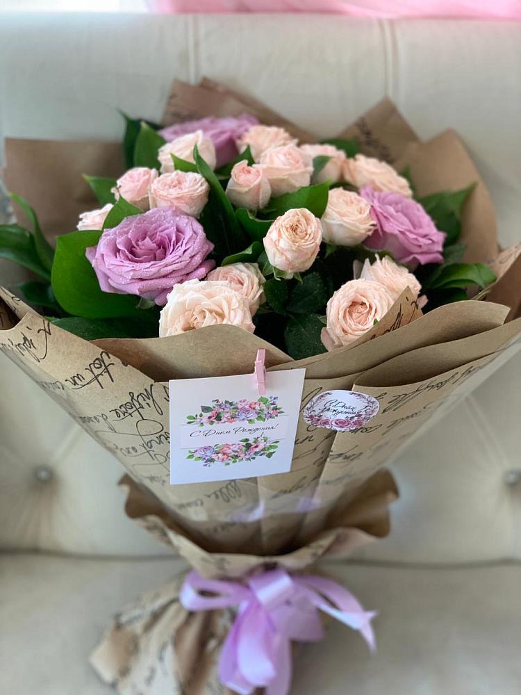 Букет цветов из: Розы в Межозёрном