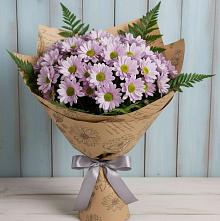 Букет цветов из:  Хризантемы в Межозёрном