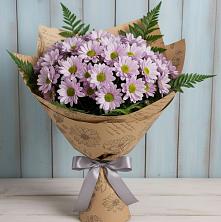 Букет цветов из:  Хризантемы в Межозёрном