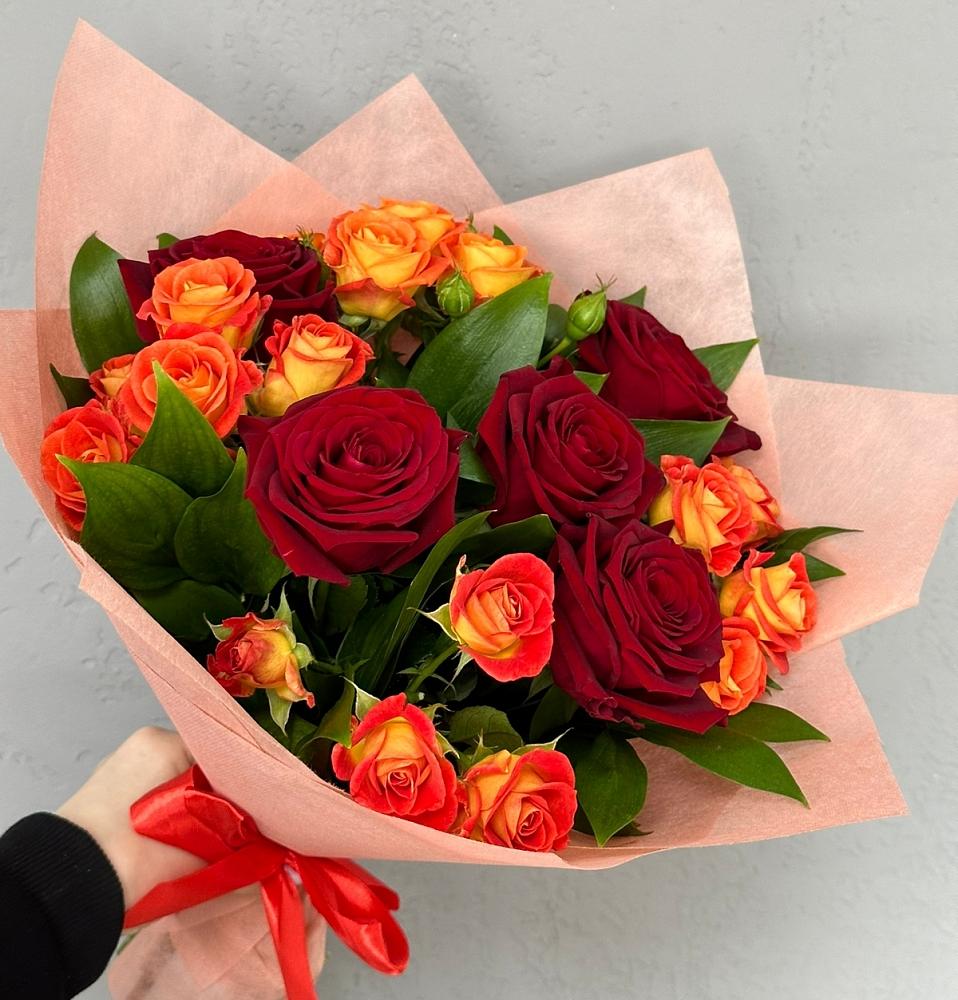 Букет Любовь и восторг в Межозёрном