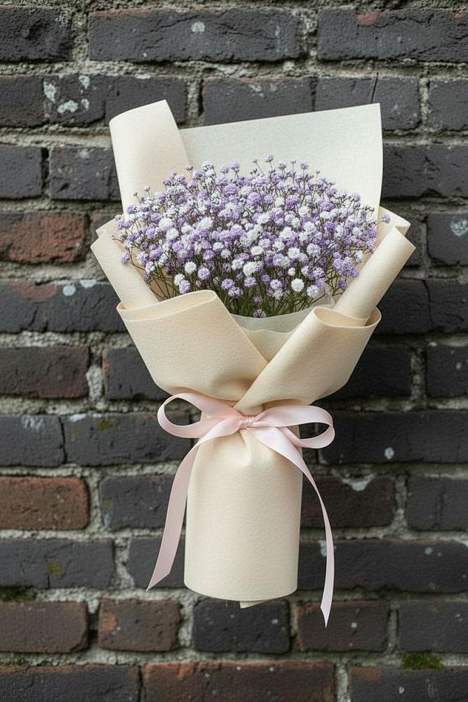 Букет цветов из: Гипсофила в Межозёрном