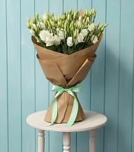 Букет цветов из:  Лизиантусы в Межозёрном