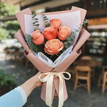 Букет цветов из:  Розы в Межозёрном