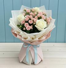 Букет цветов из:  Розы в Межозёрном