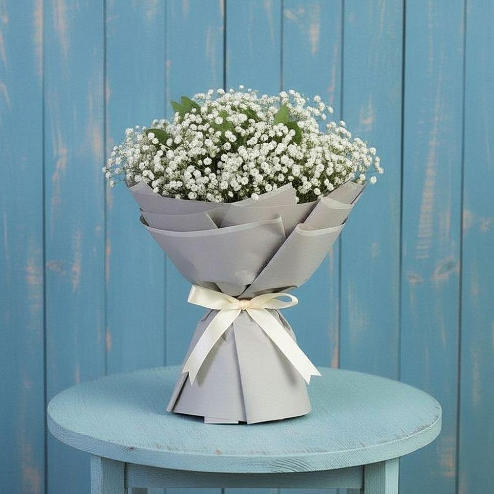 Букет цветов из: Гипсофила в Межозёрном