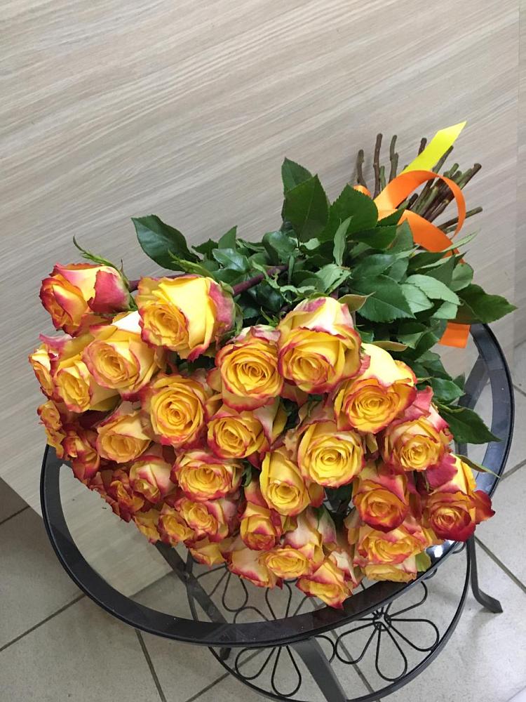 Букет Желтые розы в Межозёрном