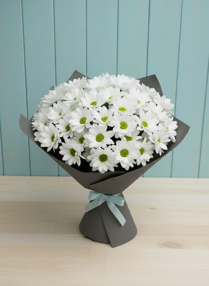 Букет цветов из: Хризантемы в Межозёрном