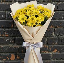Букет цветов из:  Хризантемы в Межозёрном