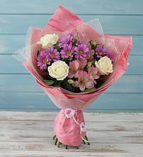 Букет цветов из:  Герберы в Межозёрном