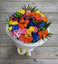 Букет цветов из:  Розы и Хризантемы в Межозёрном