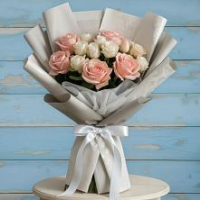 Букет цветов из:  Розы в Межозёрном