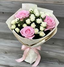 Букет цветов из:  Розы в Межозёрном