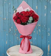 Букет цветов из:  Розы в Межозёрном