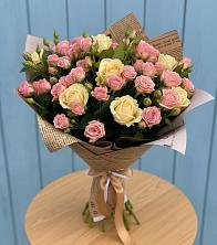 Букет цветов из:  Розы в Межозёрном