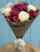 Букет цветов из:  Розы в Межозёрном