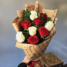 Букет цветов из:  Розы #REPLACE_PRED# Межозёрном
