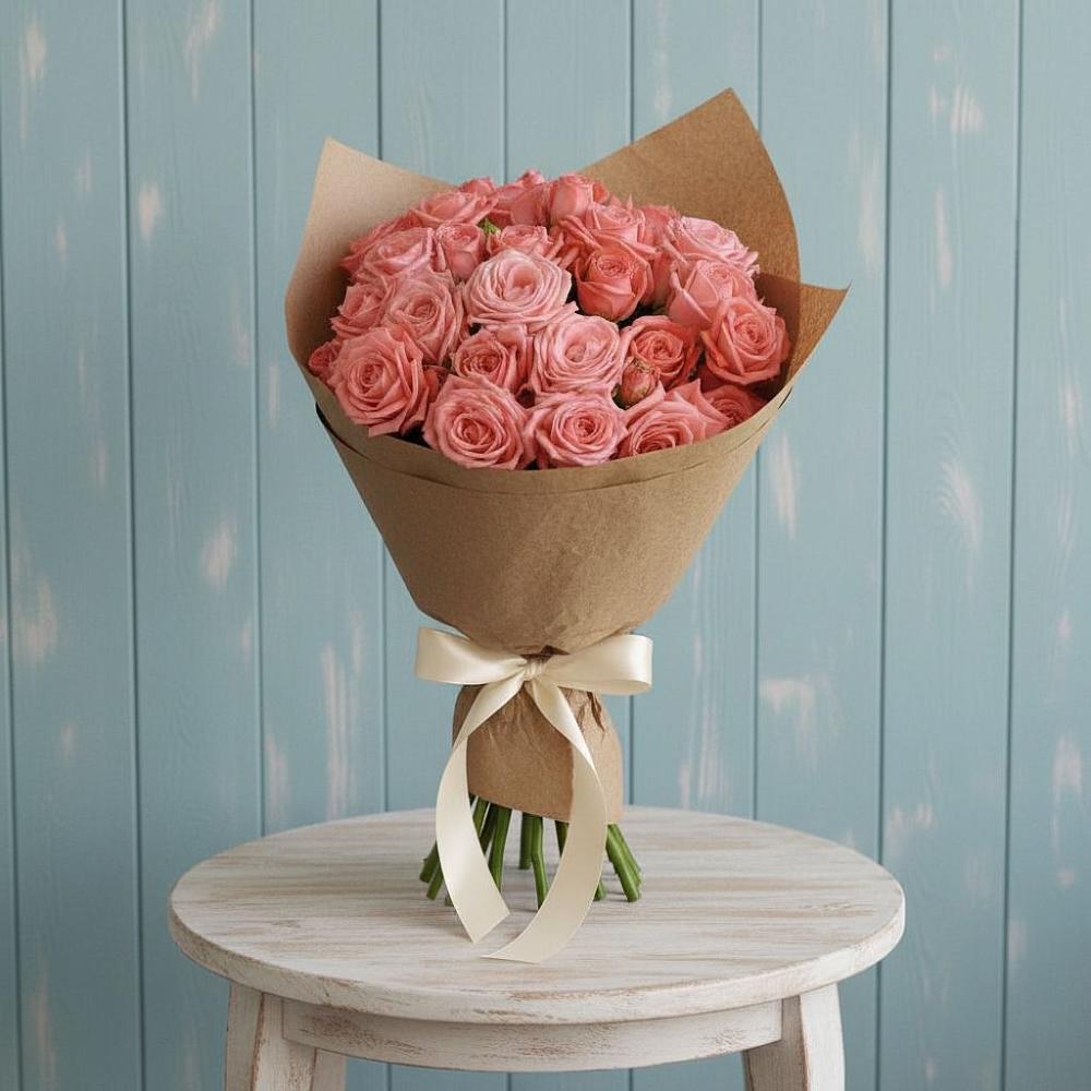 Букет цветов из: Розы в Межозёрном