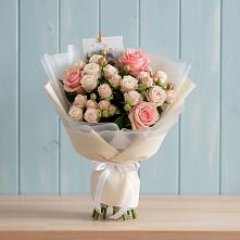 Букет цветов из:  Розы в Межозёрном
