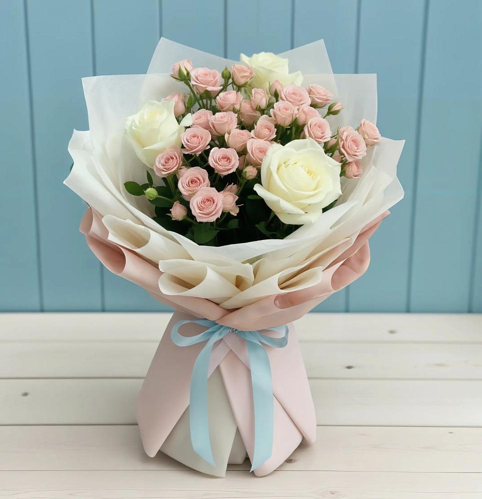 Букет цветов из: Розы в Межозёрном