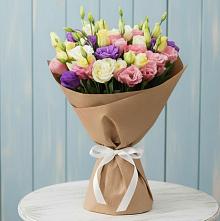 Букет цветов из:  Лизиантусы в Межозёрном